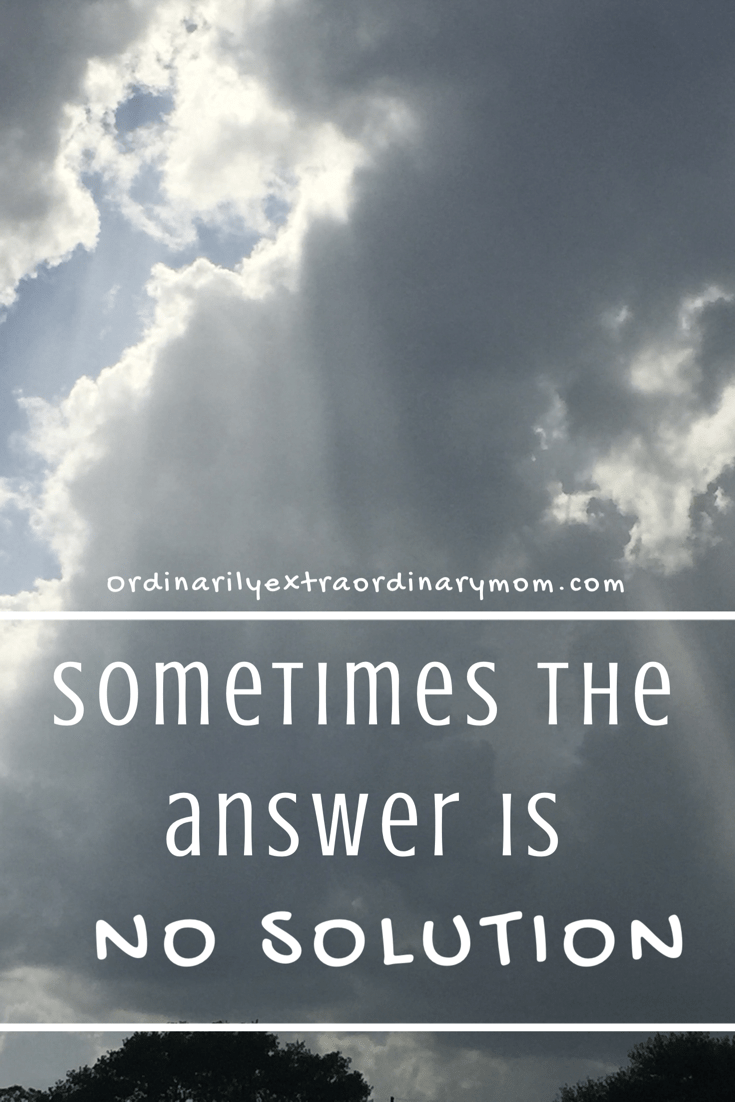 Life can deal us some catastrophic blows, but if we anchor ourselves to the Lord, then even the darkest cloud moments have silver linings.