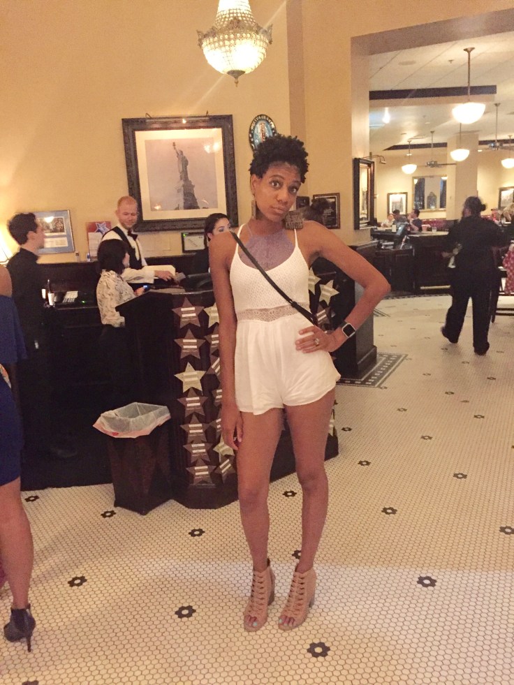 Pull the front of your hair back with a twist