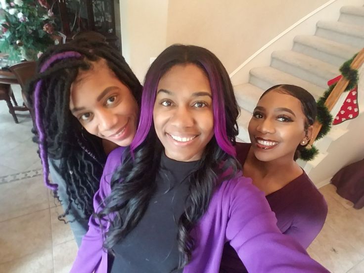 A pop of color can give hair a little extra added something