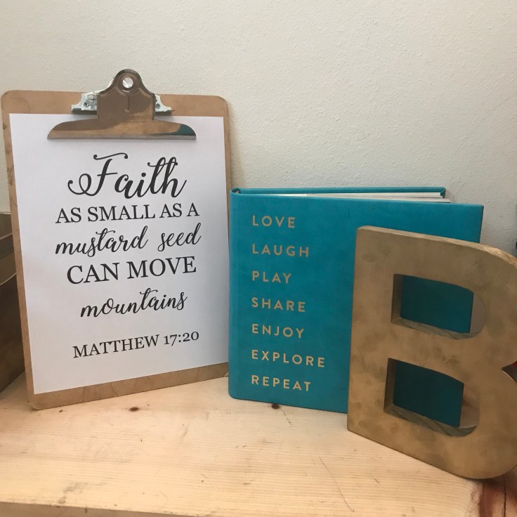 Faith as small as a mustard seed can move mountains. Matthew 17:20