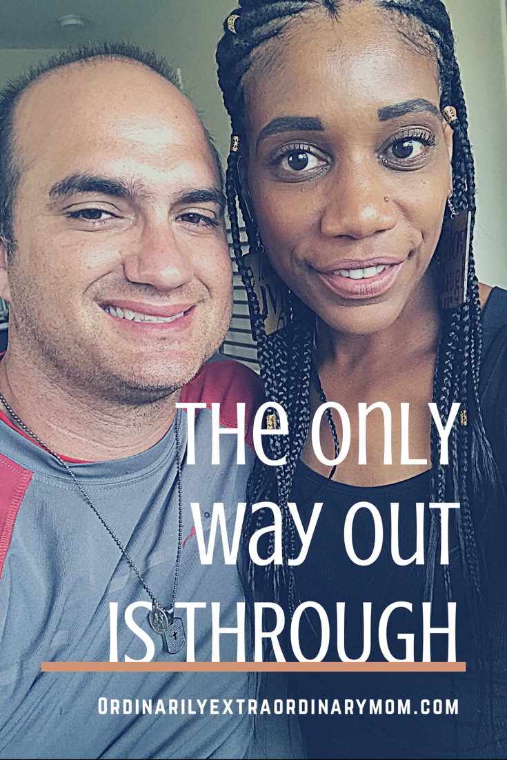 You thought you could appreciate the other side without the storm, but without the storm, THERE IS NO OTHER SIDE.  Without going through the storm, you cannot even see the other side.  You could only see...and avoid...the storm.