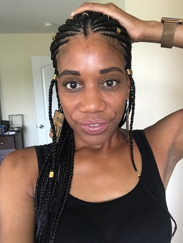 Braids are a great go-to for natural hair girls looking for a protective style with extra length.