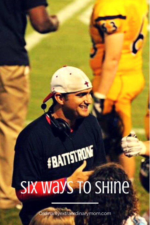 People do not realize that life was never about the performance.  Life is everything in between.  To control the show, you must shine...I must shine...we must shine BEFORE the lights come on.