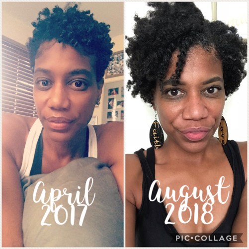 Big Chop versus Now