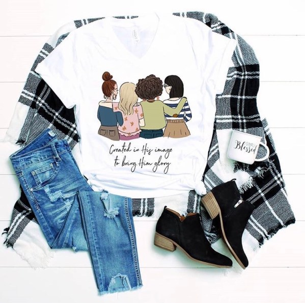 Statement T-shirts are always a thing. Find one that someone on your list will love from a small business this minimalist Christmas. #minimalistchristmas #minimalistgiftideas #decluttering #declutter #clutterfree #holidayseason #happyholidays #christmasseason