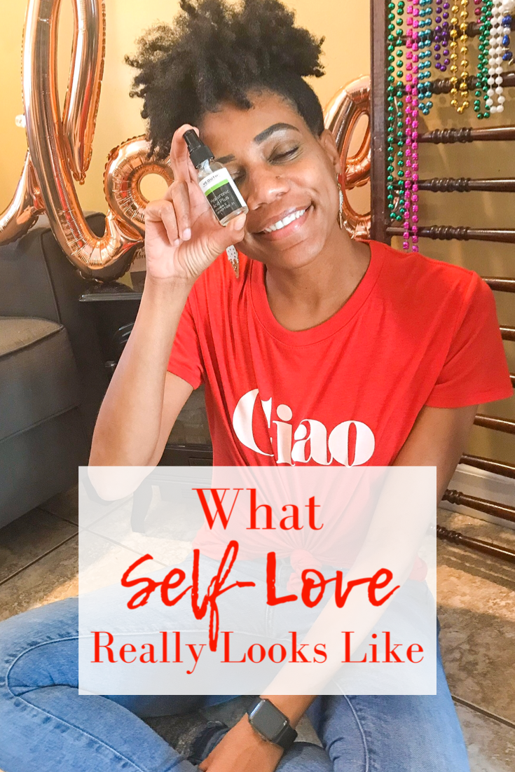 Self-love is embracing who you are and taking care of who you are so that you can be what the world needs. #selflove #selfcare #motherhood #christianmom #lovingyourself #selfdiscovery
