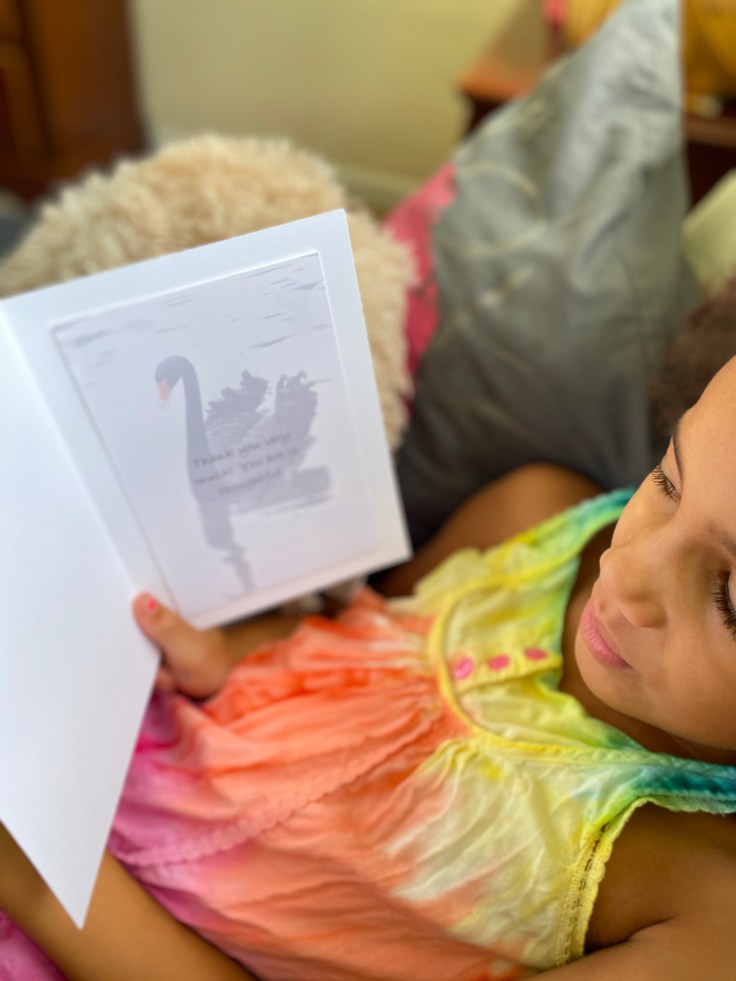 The inside photos on these cards are a lighter version of the outside beautiful photos. #thankyoucards #bealight #stationary #photocards #spreadlight