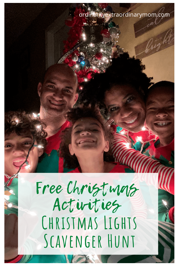 FREE Christmas Activity - Christmas Lights Scavenger Hunt | ordinarilyextraordinarymom #freeprintable #freechristmasprintable #christmasscavengerhunt #freechristmasactivity #freekidsactivities