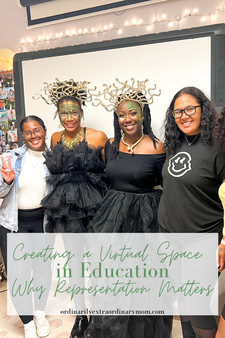 Creating a Virtual Space in Education - Why Representation Matters | ordinarilyextraordinarymom #representationmatters #whyrepresentationmatters #educationrepresentation #safespaceideas #safespaceclassrooms #creatingasafespace